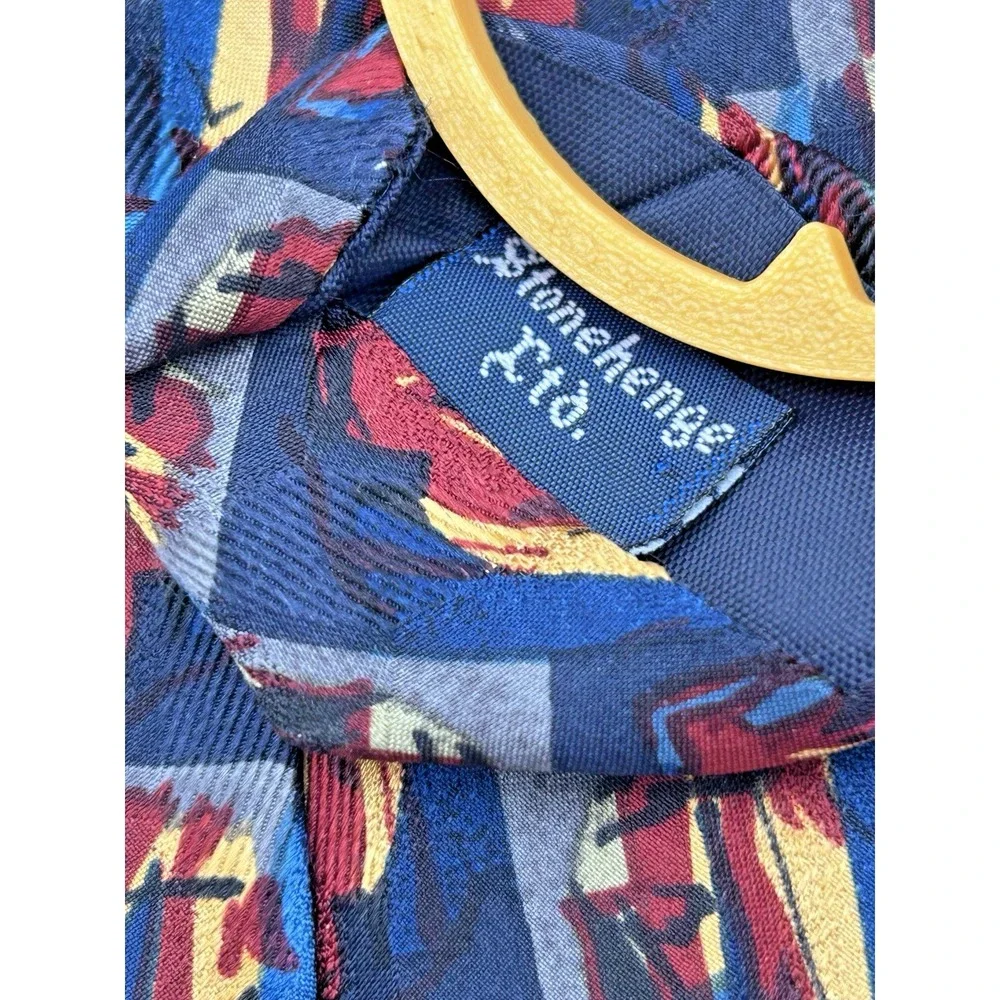 Jerry Garcia Ties Lot Of 2 Silk‎ Blue Mountain & Stonehenge Grateful Dead